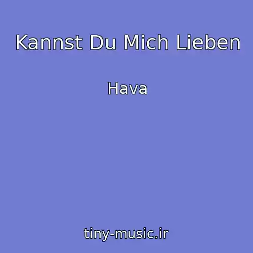 کاور آهنگ Kannst Du Mich Lieben از Hava