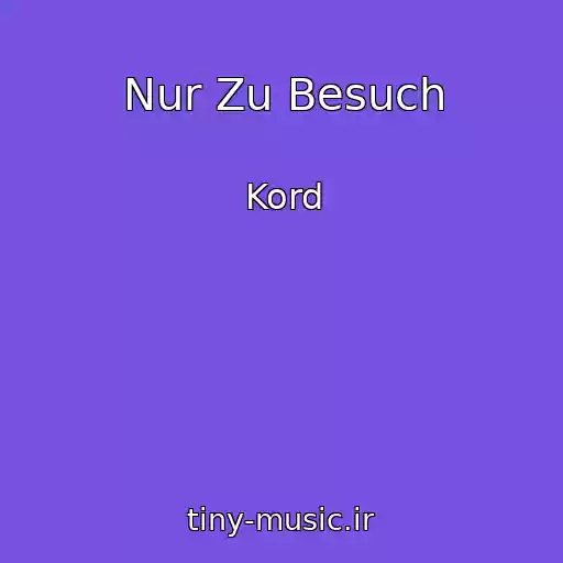 کاور آهنگ Nur Zu Besuch از Kord