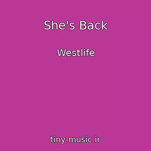 کاور آهنگ She's Back از Westlife