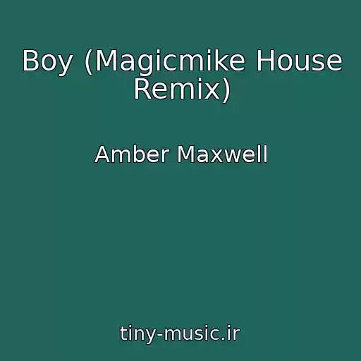 کاور آهنگ Boy (Magicmike House Remix) از Amber Maxwell