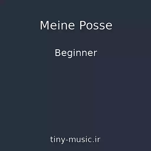 کاور آهنگ Meine Posse از Beginner
