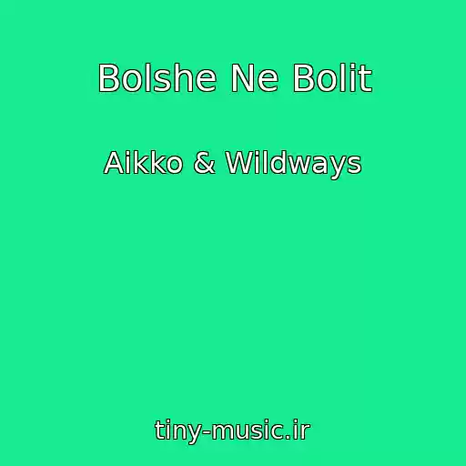 کاور آهنگ Bolshe Ne Bolit از Aikko & Wildways