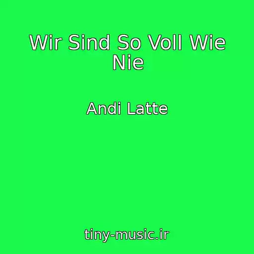 کاور آهنگ Wir Sind So Voll Wie Nie از Andi Latte