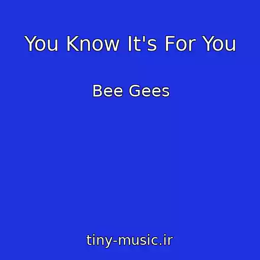 کاور آهنگ You Know It's For You از Bee Gees