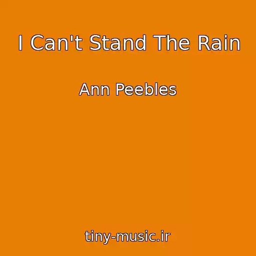 کاور آهنگ I Can't Stand The Rain از Ann Peebles