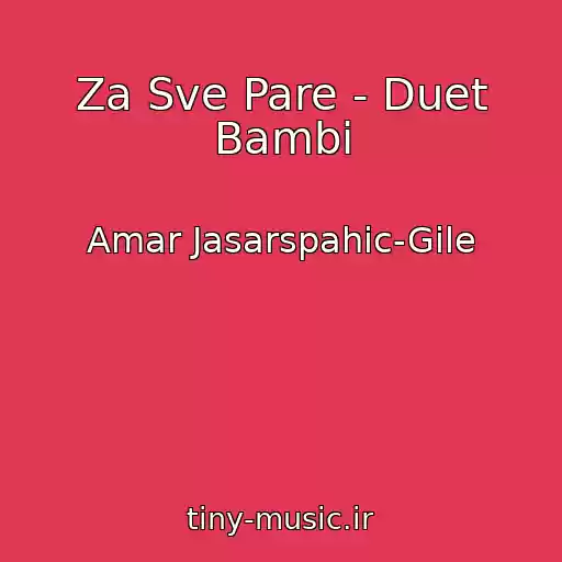 کاور آهنگ Za Sve Pare - Duet Bambi از Amar Jasarspahic-Gile