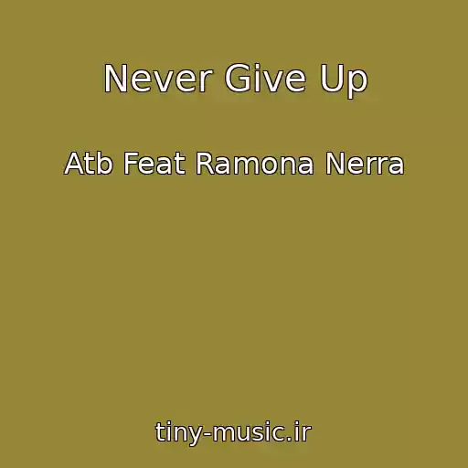کاور آهنگ Never Give Up از Atb Feat Ramona Nerra