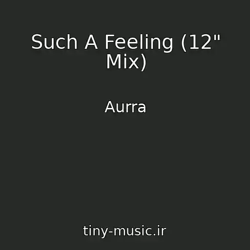 کاور آهنگ Such A Feeling (12" Mix) از Aurra