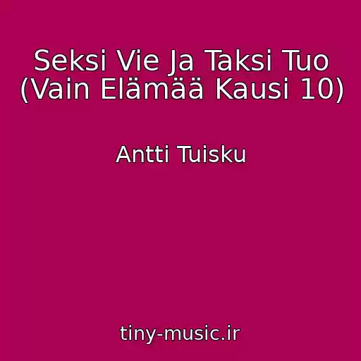 کاور آهنگ Seksi Vie Ja Taksi Tuo (Vain Elämää Kausi 10) از Antti Tuisku
