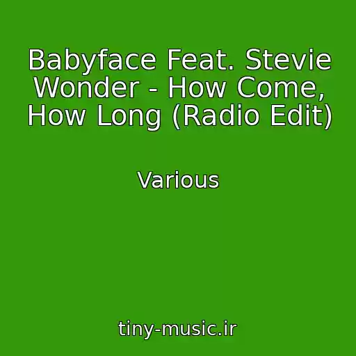کاور آهنگ Babyface Feat. Stevie Wonder - How Come, How Long (Radio Edit) از Various