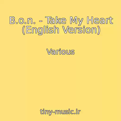 کاور آهنگ B.o.n. - Take My Heart (English Version) از Various