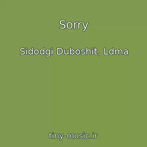 کاور آهنگ Sorry از Sidodgi Duboshit, Ldma