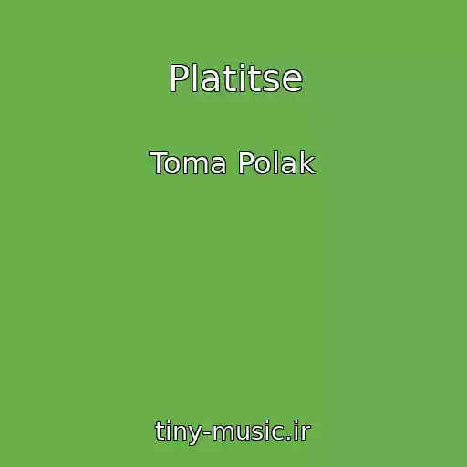 کاور آهنگ Platitse از Toma Polak