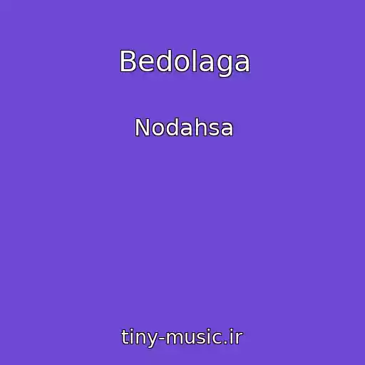 کاور آهنگ Bedolaga از Nodahsa