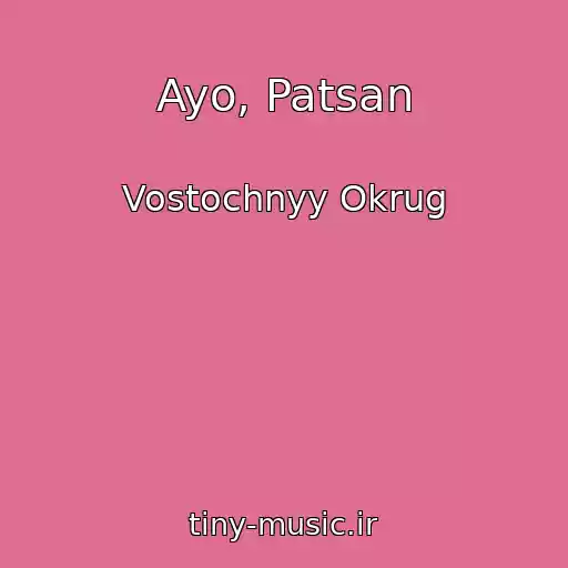 کاور آهنگ Ayo, Patsan از Vostochnyy Okrug