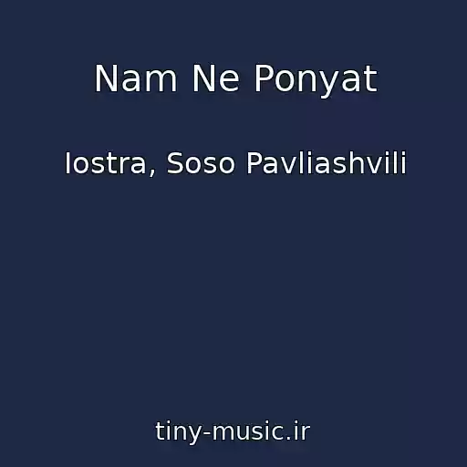 کاور آهنگ Nam Ne Ponyat از Iostra, Soso Pavliashvili