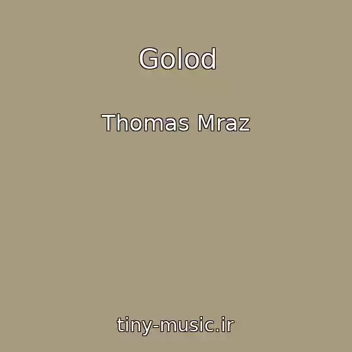 کاور آهنگ Golod از Thomas Mraz