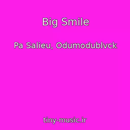 کاور آهنگ Big Smile از Pa Salieu, Odumodublvck