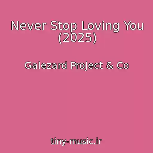 کاور آهنگ Never Stop Loving You (2025) از Galezard Project & Co