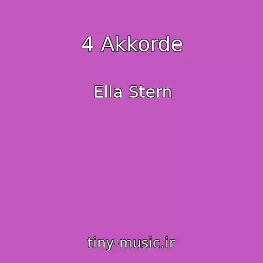 کاور آهنگ 4 Akkorde از Ella Stern