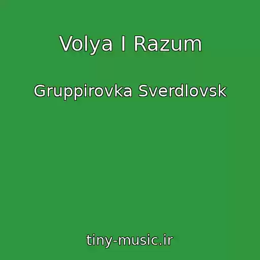 کاور آهنگ Volya I Razum از Gruppirovka Sverdlovsk