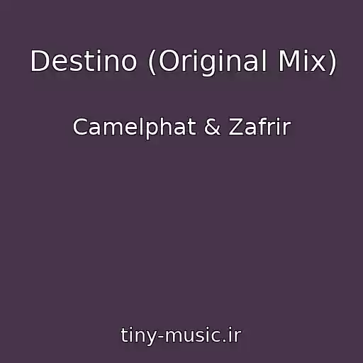 کاور آهنگ Destino (Original Mix) از Camelphat & Zafrir