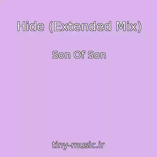 کاور آهنگ Hide (Extended Mix) از Son Of Son
