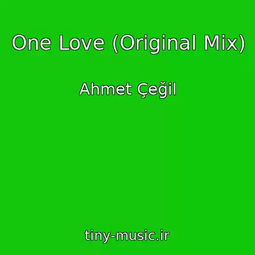 کاور آهنگ One Love (Original Mix) از Ahmet Çeğil