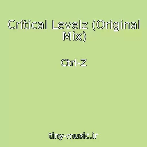 کاور آهنگ Critical Levelz (Original Mix) از Ctrl-Z