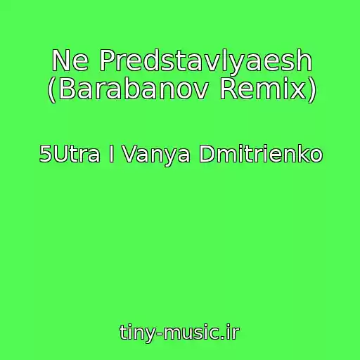 کاور آهنگ Ne Predstavlyaesh (Barabanov Remix) از 5Utra I Vanya Dmitrienko