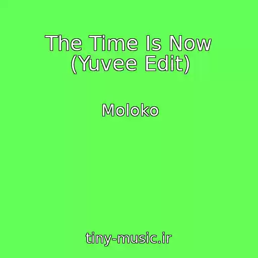 کاور آهنگ The Time Is Now (Yuvee Edit) از Moloko