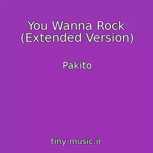 کاور آهنگ You Wanna Rock (Extended Version) از Pakito
