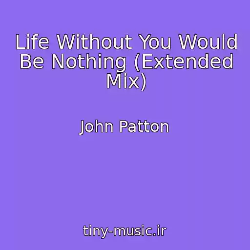کاور آهنگ Life Without You Would Be Nothing (Extended Mix) از John Patton