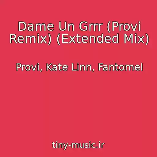 کاور آهنگ Dame Un Grrr (Provi Remix) (Extended Mix) از Provi, Kate Linn, Fantomel