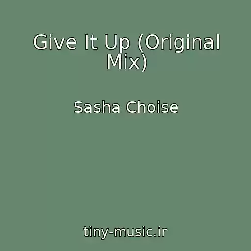 کاور آهنگ Give It Up (Original Mix) از Sasha Choise