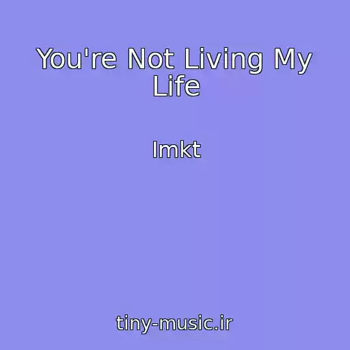 کاور آهنگ You're Not Living My Life از Imkt