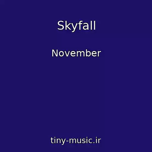 کاور آهنگ Skyfall از November