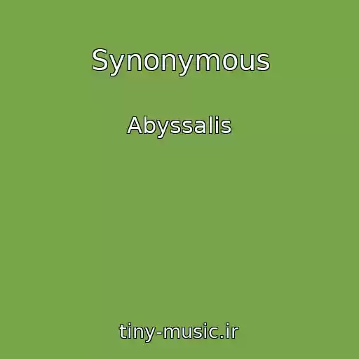 کاور آهنگ Synonymous از Abyssalis