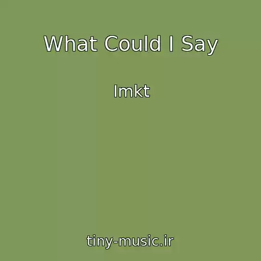 کاور آهنگ What Could I Say از Imkt