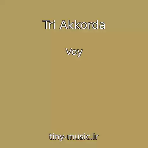 کاور آهنگ Tri Akkorda از Voy