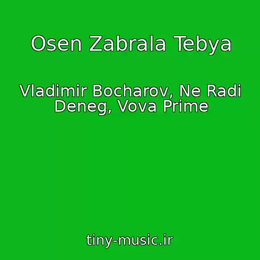 کاور آهنگ Osen Zabrala Tebya از Vladimir Bocharov, Ne Radi Deneg, Vova Prime