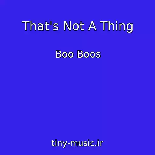 کاور آهنگ That's Not A Thing از Boo Boos