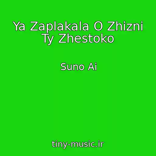 کاور آهنگ Ya Zaplakala O Zhizni Ty Zhestoko از Suno Ai
