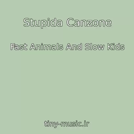کاور آهنگ Stupida Canzone از Fast Animals And Slow Kids