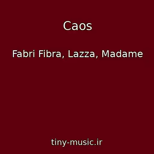 کاور آهنگ Caos از Fabri Fibra, Lazza, Madame
