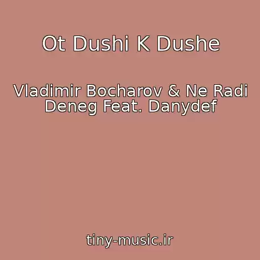 کاور آهنگ Ot Dushi K Dushe از Vladimir Bocharov & Ne Radi Deneg Feat. Danydef