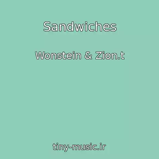 کاور آهنگ Sandwiches از Wonstein & Zion.t