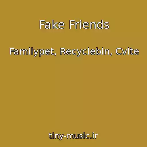 کاور آهنگ Fake Friends از Familypet, Recyclebin, Cvlte