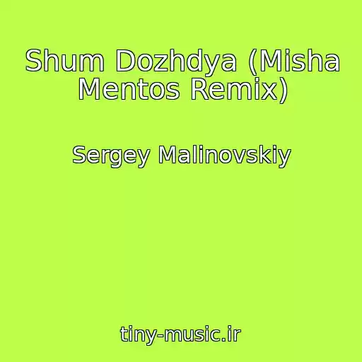 کاور آهنگ Shum Dozhdya (Misha Mentos Remix) از Sergey Malinovskiy