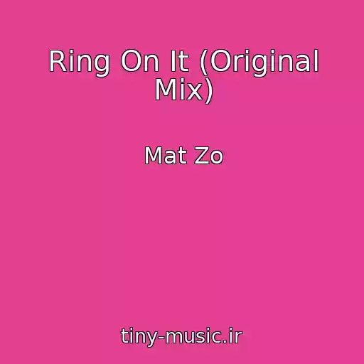 کاور آهنگ Ring On It (Original Mix) از Mat Zo